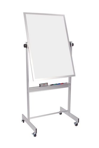 Balt TuF-Rite Cork Deluxe Mobile Reversible Dry Erase Magnetic Marker Board 40""H x 30""W