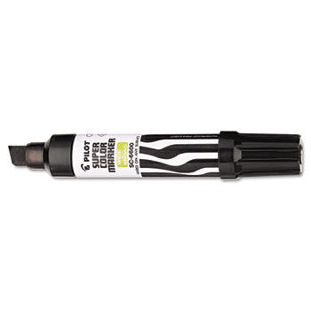 Jumbo Refillable Permanent Marker, Chisel Tip, Black