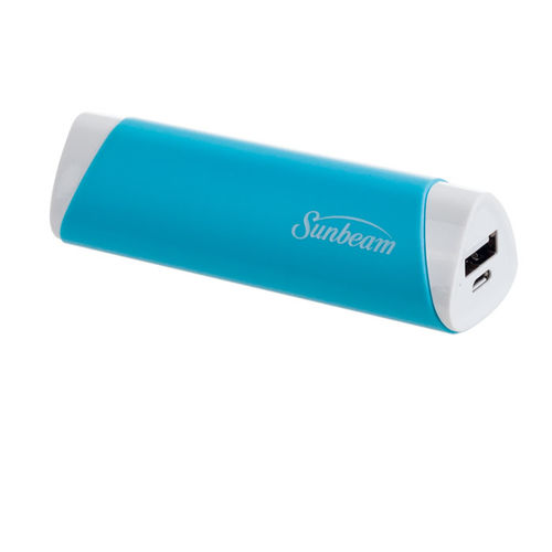 Sunbeam Power Bank Mobile Charging System - 2600 mAh - Blue