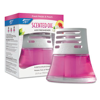 Scented Oil Air Freshener Diffuser, Fresh Petals & Peach, 2.5 oz