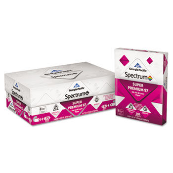 Spectrum Super Premium Bright Inkjet/Laser Paper, 28lb, 8-1/2 x 11, 300 Sht/Ream