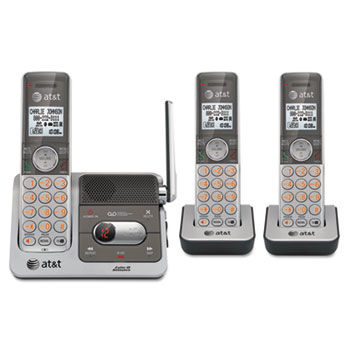 CL82301 Cordless Digital Answering System, Base and 2 Additional Handsets