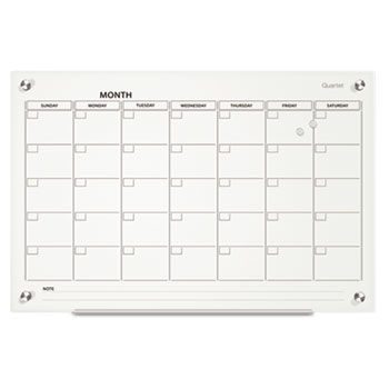 Infinity Magnetic Glass Calendar Board, 24 x 18