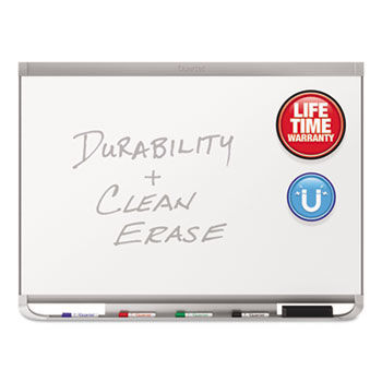 Prestige 2 DuraMax Porcelain Magnetic Whiteboard, 48 x 36, Graphite Color Frame