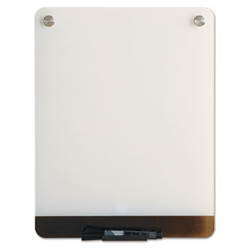 Glass Dry Erase Personal Boards, Ultra-White Backing, 12 x 16