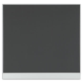 Mesh Fabric Bulletin Board, 48 x 32, Gray