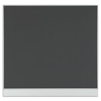 Mesh Fabric Bulletin Board, 48 x 46, Gray