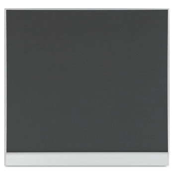 Mesh Fabric Bulletin Board, 72 x 46, Gray