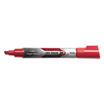 Magic Marker Brand Low Odor & Bold Writing Dry Erase Markers, Red, Dozen