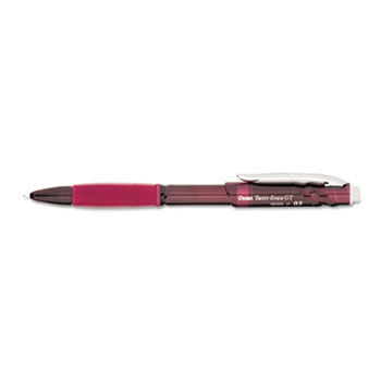 Twist-Erase GT Pencils, 0.5 mm, Red