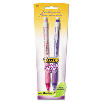 For Her Mechanical Pencil, 0.7 mm, 2/Pk