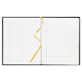 Texhide Notebook, Black.Burgundy, 152 Pages, 9 1/4 x 6