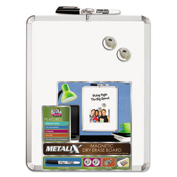 Magnetic Dry Erase Board, 11 x 14, Aluminum Frame