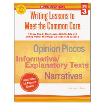 Common Core Writing Lessons, Grade  3