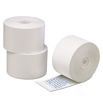 COH Single-Ply Thermal Cash Register/POS Rolls, 3-1/8"" x 230 ft., White, 50/Ctn