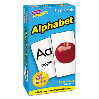 Skill Drill Flash Cards, 3 x 6, Alphabet