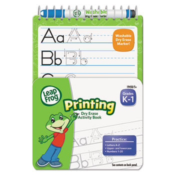 LeapFrog Mini Dry Erase Book, Printing, Grades K-1, 8 Pages