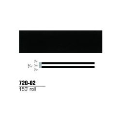 3M Scotchcal Striping Tape, Black, 3/16"" x 150'