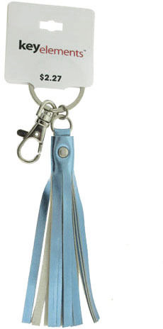 Blue Tassel Key Chain Case Pack 60