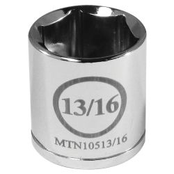 3/8"" Drive 13/16"" 6 Point Socket