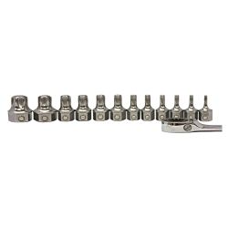 12 Piece Super Low Profile Torx Bit Set