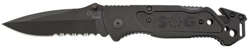 Escape Knife W Cutter Black Case Pack 6