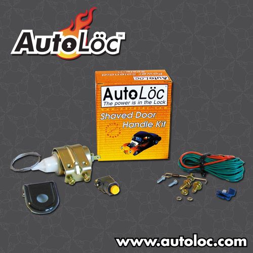 Autoloc 15 Lbs Shaved Door Solenoid Pop Handle / Latch Popper Kit