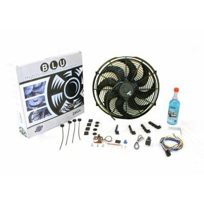 Zirgo Super Cool Pack 605 fCFM 10"" Fan, Adj Temp Switch, Harness, and Brackets and Additive