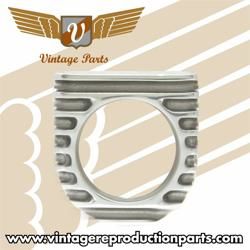 Vintage Finned 1 Gauge Bezel Mount