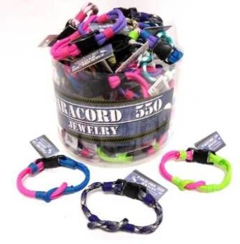 Girl's ""Knot"" Paracord Bracelets Case Pack 48