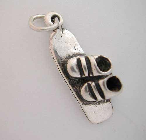 Silver * SKATEBOARD CHARM * Sled Sport