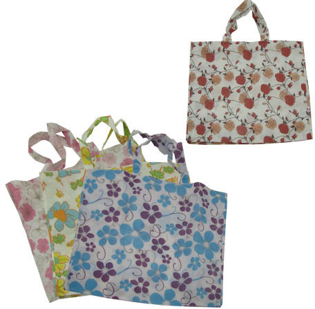 17""x15"" Assorted Large Floral Tote Bags Case Pack 24