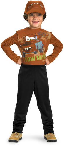 Boy's Costume: Tow Mater Basic- Small