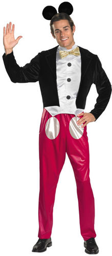 Men's Costume: Mickey Mouse- Size 42-46