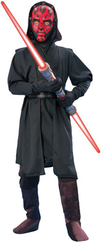 Boy's Costume: Darth Maul Deluxe- Small