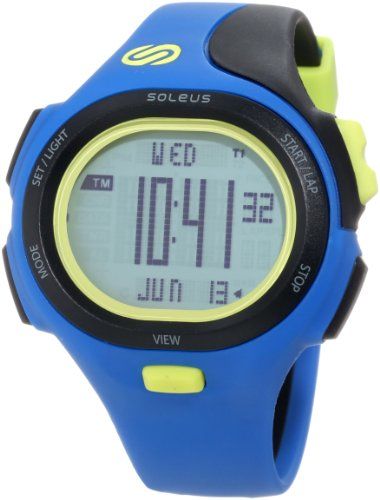 Unisex  SR008452P.R. MedBlu/Blk/Electric Green Blk/Blue and Green Interval Timer