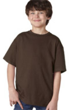 Gildan Youth T-Shirt Dark Chocolate L