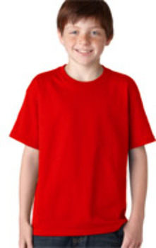 Gildan Youth Heavy Cotton T-Shirt Red M