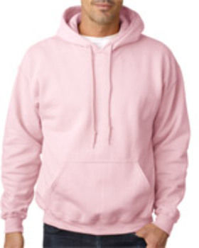 Gildan Adult Hooded Sweatshirt Light Pink 2XL