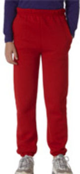 Jerzees Youth Super Sweats Pants with Pockets True Red XS