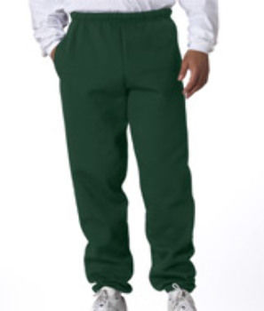 Jerzees Adult Super Sweats Pants with Pockets Forest Green 2XL