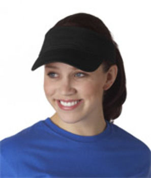 Anvil Solid Low-Profile Twill Visor Black One Size