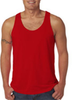 Bella+Canvas Unisex Jersey Tank Red S