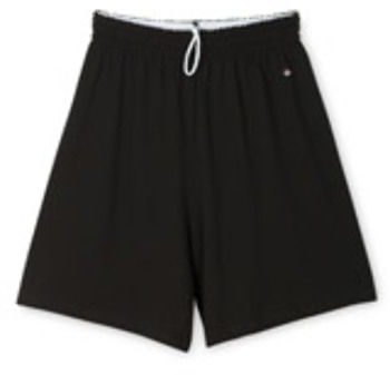 Badger Jersey 7"" Short, Black, M