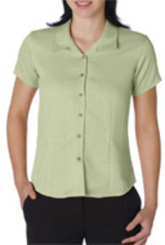 Cubavera Ladies' Bedford Cord Camp Shirt, Soft Green, M