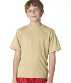 C2 Sport Youth Performance Tee, Vegas Gold, M