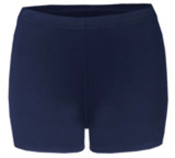 Badger Ladies 2.5"" Inseam Blended Compression Short Navy 2XL