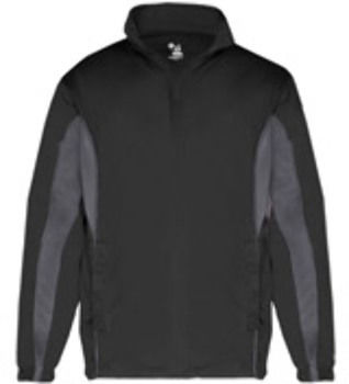 Badger Drive Youth Jacket, Black/ Graphite, L