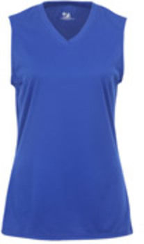 Badger Ladies' Sleeveless Tee Royal M