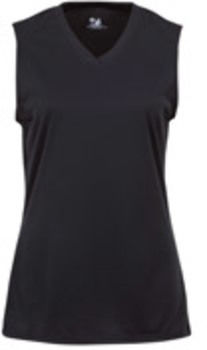 Badger Ladies' Sleeveless Tee Black M